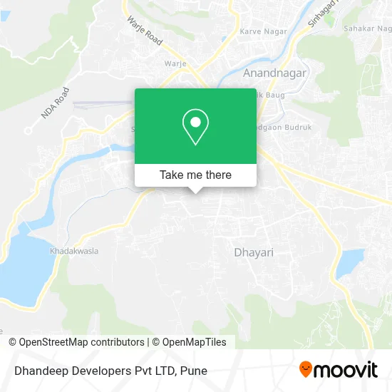 Dhandeep Developers Pvt LTD map