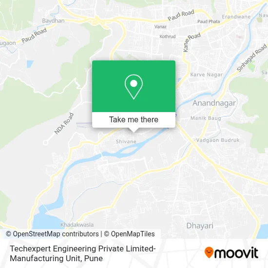 Techexpert Engineering Private Limited- Manufacturing Unit map