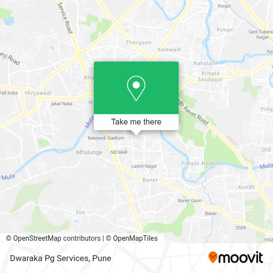 Dwaraka Pg Services map