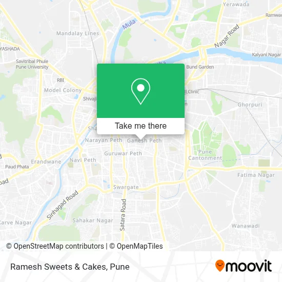 Ramesh Sweets & Cakes map