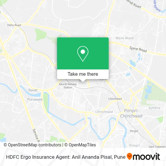 HDFC Ergo Insurance Agent: Anil Ananda Pisal map