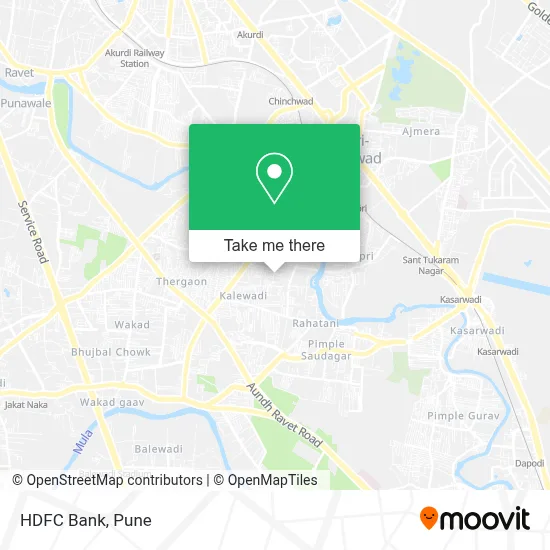 HDFC Bank map