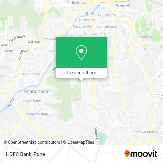 HDFC Bank map
