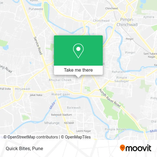 Quick Bites map
