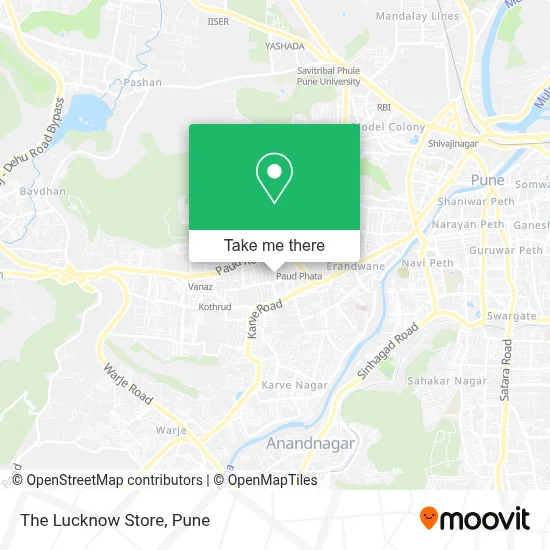 The Lucknow Store map