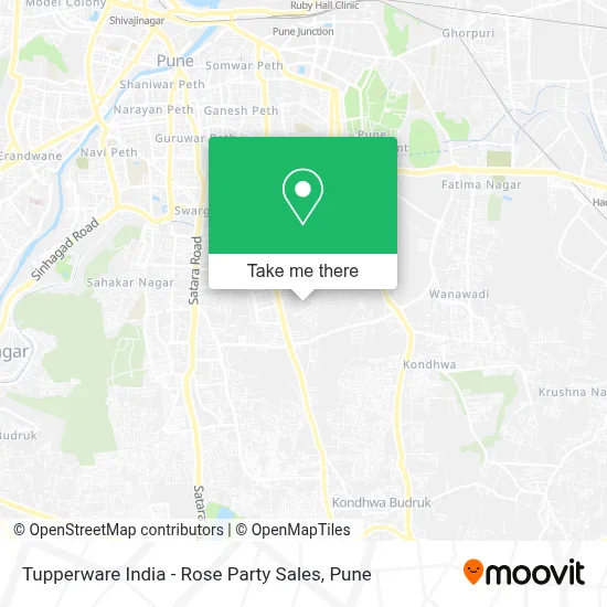 Tupperware India - Rose Party Sales map