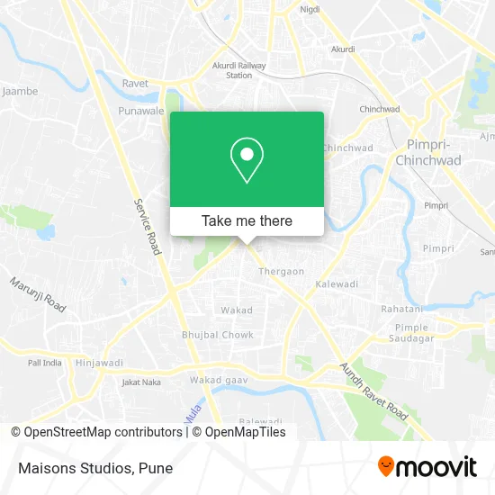 Maisons Studios map