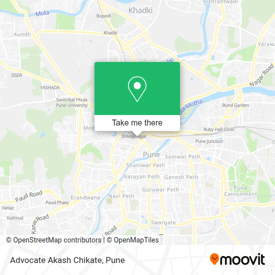 Advocate Akash Chikate map