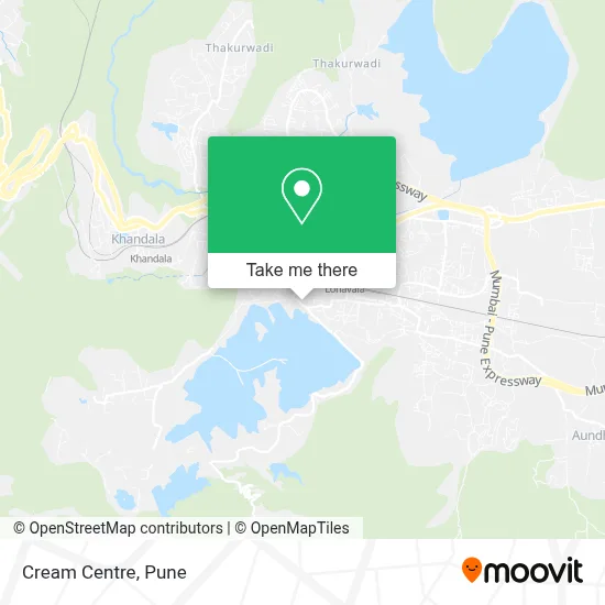 Cream Centre map