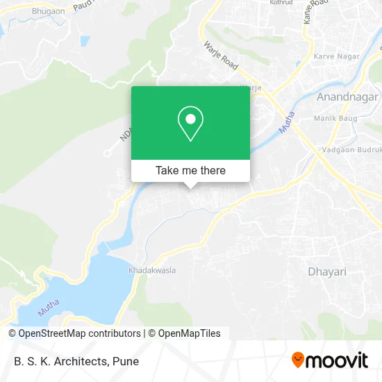 B. S. K. Architects map