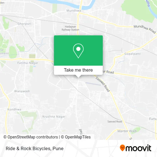Ride & Rock Bicycles map