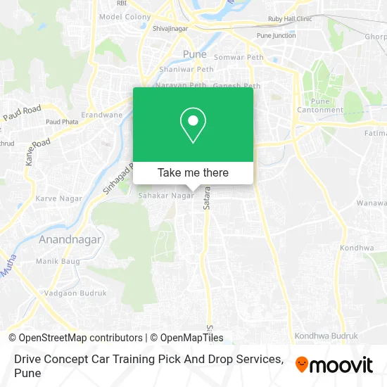 Drive Concept Car Training Pick And Drop Services map