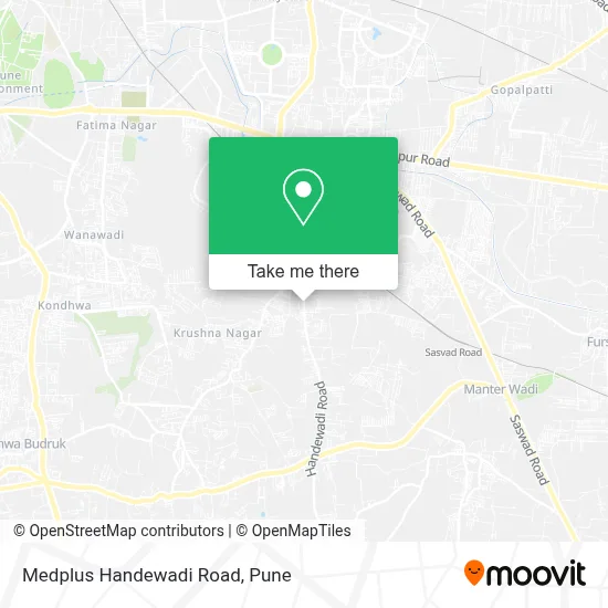 Medplus Handewadi Road map