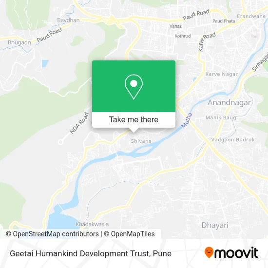 Geetai Humankind Development Trust map
