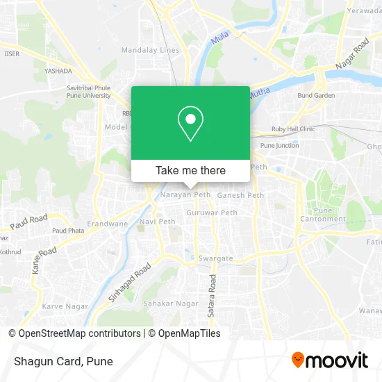 Shagun Card map