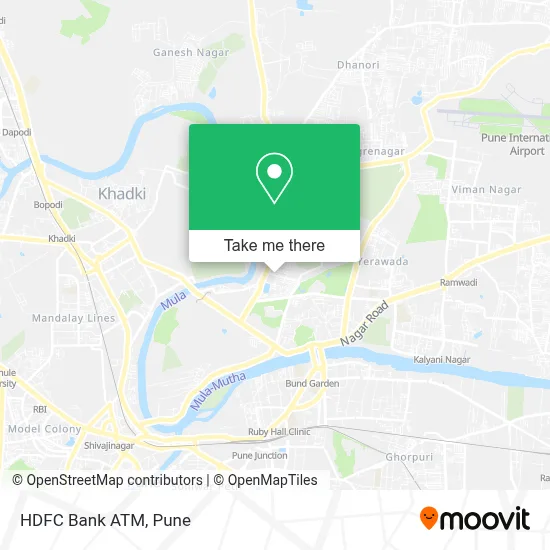 HDFC Bank Atm map
