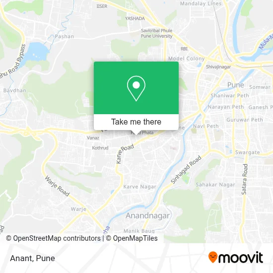 Anant map