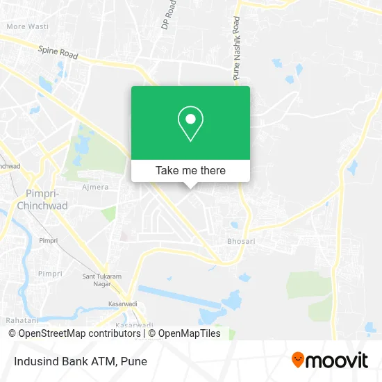 Indusind Bank Atm map