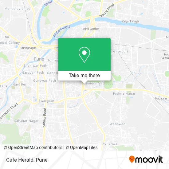 Cafe Herald map