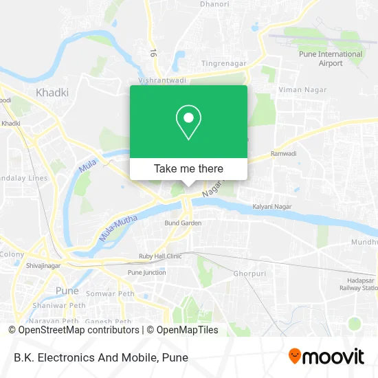 B.K. Electronics And Mobile map