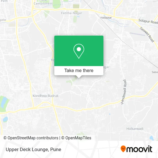 Upper Deck Lounge map