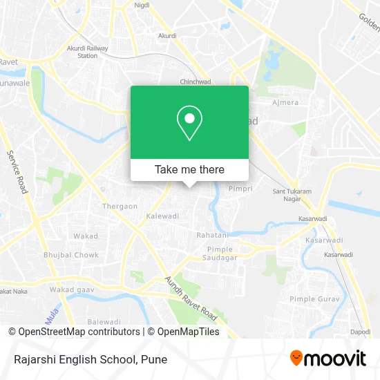 Rajarshi English School map