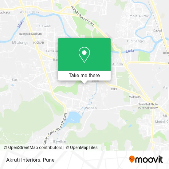 Akruti Interiors map