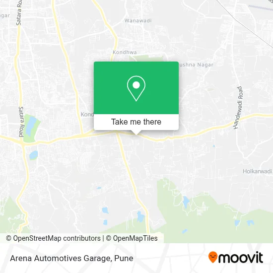 Arena Automotives Garage map