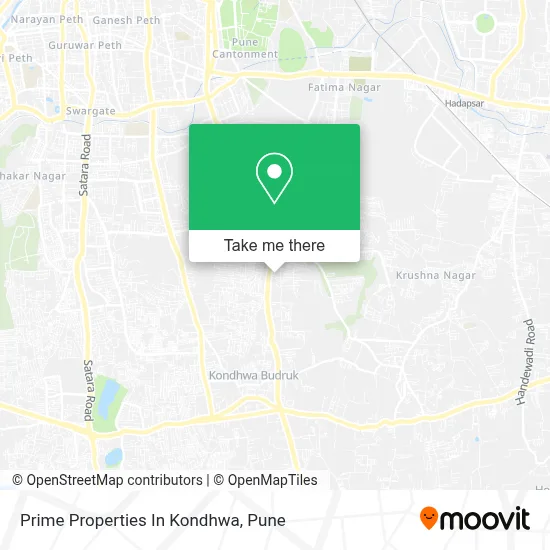 Prime Properties In Kondhwa map