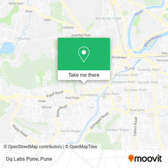 Dq Labs Pune map