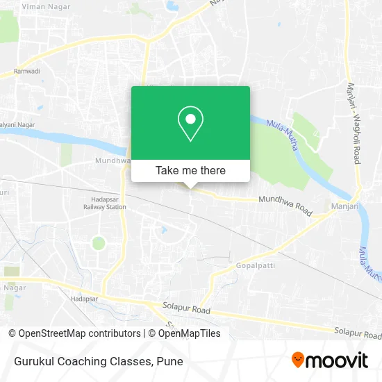 Gurukul Coaching Classes map