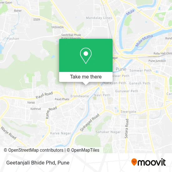 Geetanjali Bhide Phd map