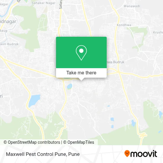 Maxwell Pest Control Pune map