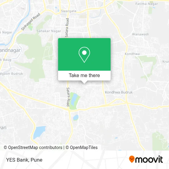 YES Bank map
