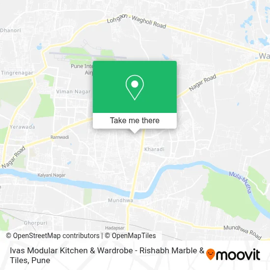 Ivas Modular Kitchen & Wardrobe - Rishabh Marble & Tiles map
