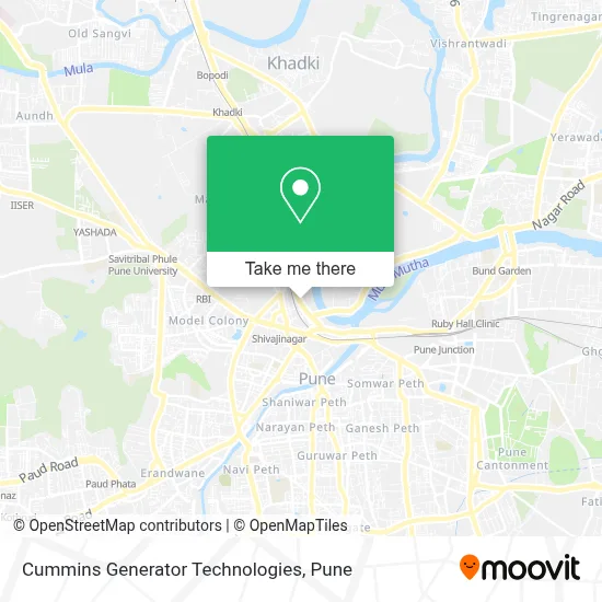 Cummins Generator Technologies map
