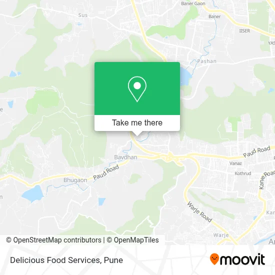 Delicious Food Services map