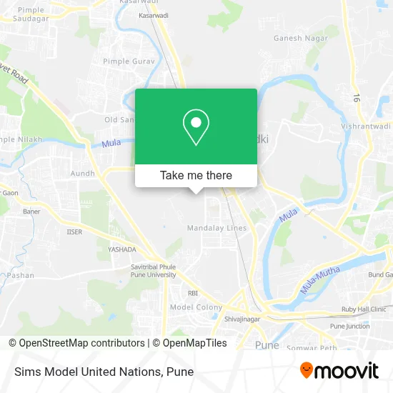 Sims Model United Nations map