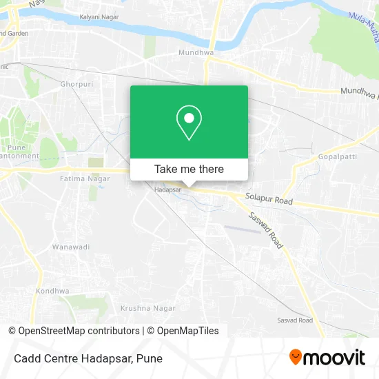 Cadd Centre Hadapsar map