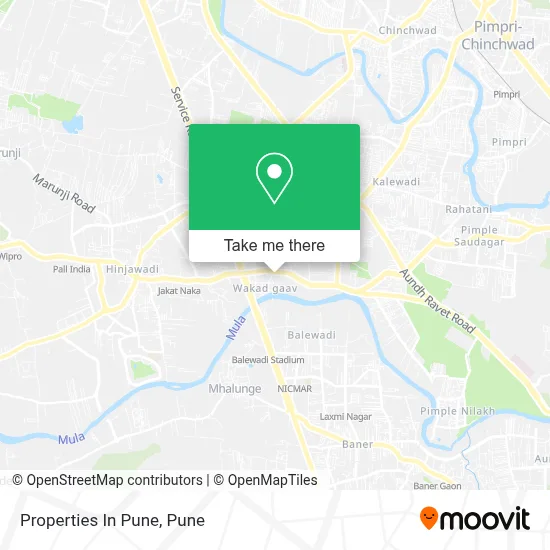 Properties In Pune map