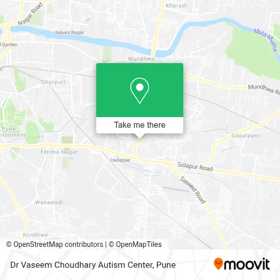 Dr Vaseem Choudhary Autism Center map