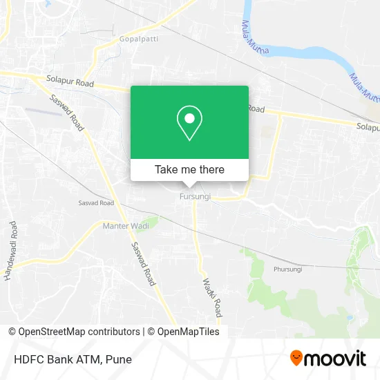 HDFC Bank Atm map
