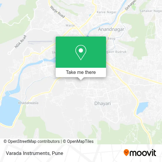Varada Instruments map