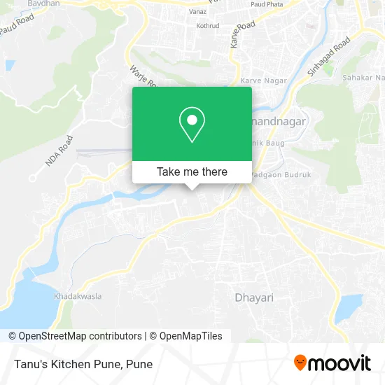 Tanuskitchenpune map