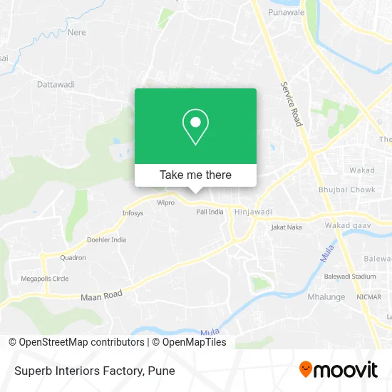 Superb Interiors Factory map