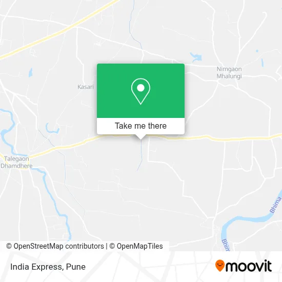 India Express map