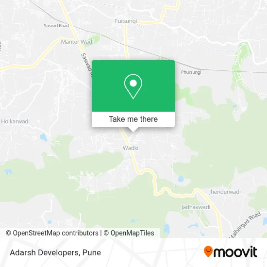 Adarsh Developers map