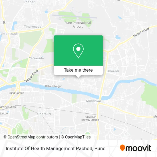 Institute Of Health Management Pachod map