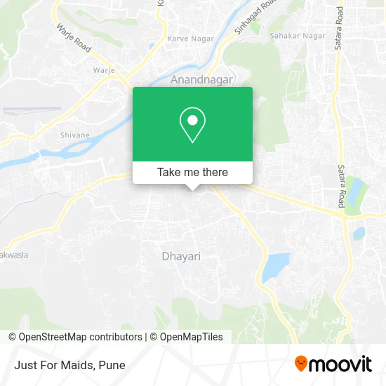 Just For Maids map