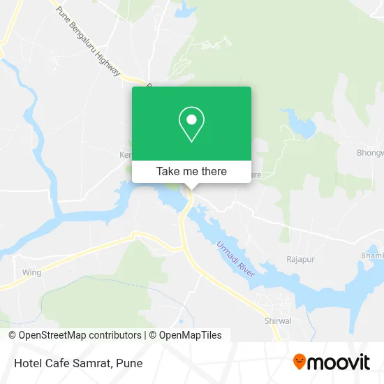 Hotel Cafe Samrat map